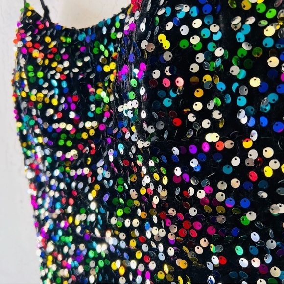 Pear Culture Taylor Swift Eras Tour Sequin Mini Dress 0 NWT - Picture 3 of 16